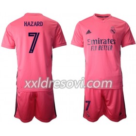 Real Madrid Eden Hazard 7 Drugi Dječji Komplet Dresovi za Nogomet 2020-2021 (+ kratke hlače)